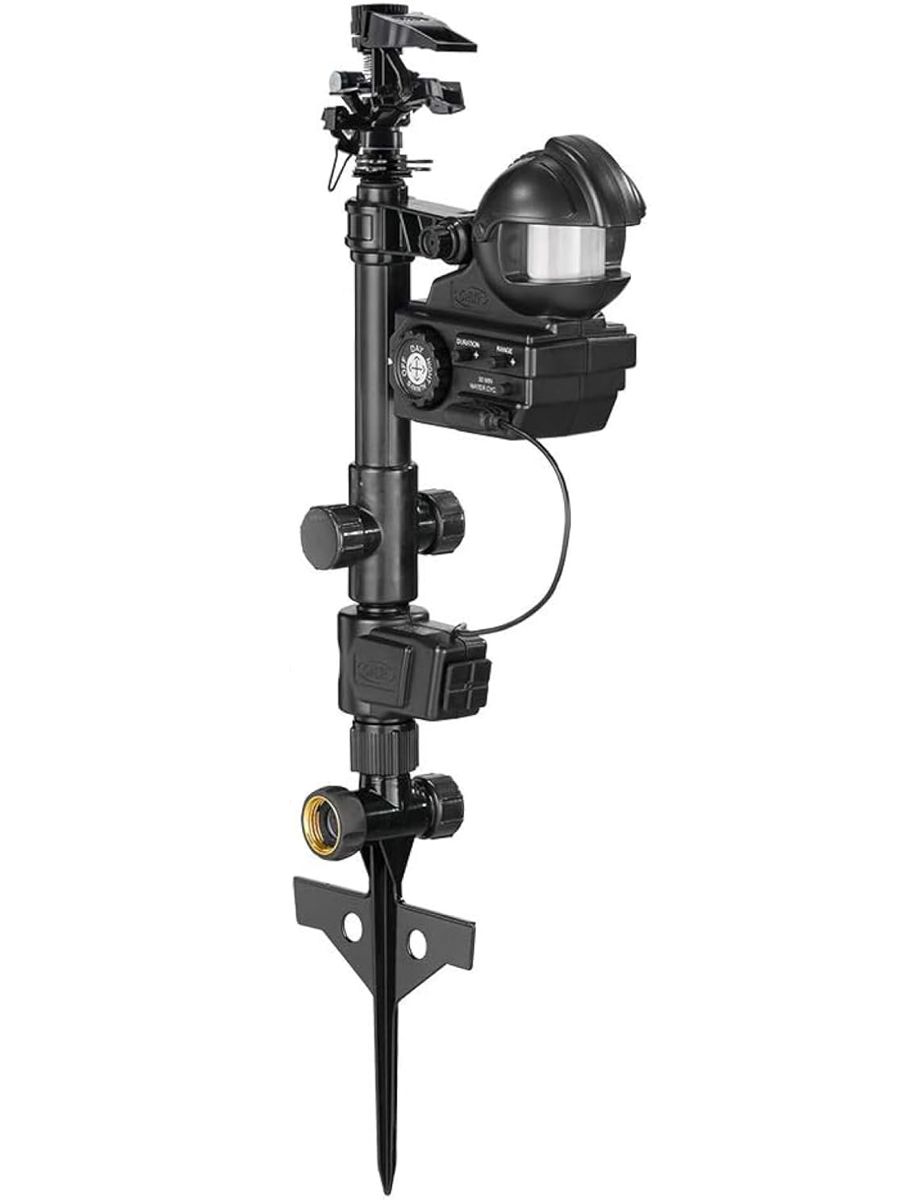 Motion activated sprinklers